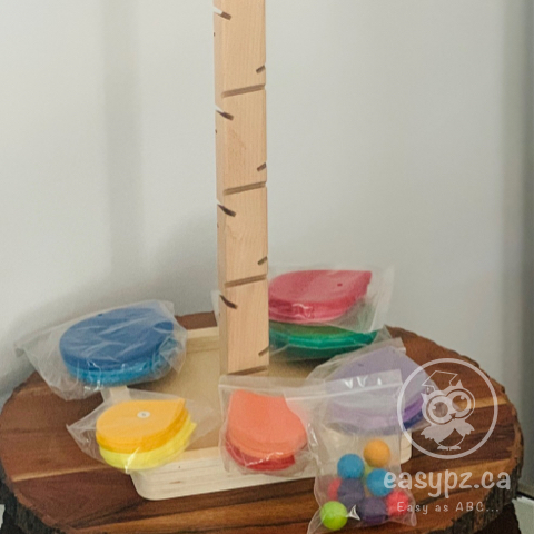 Arbre à pétales en bois