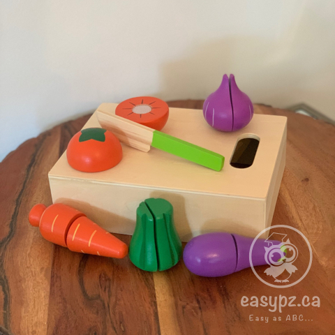 Jouets à découper les fruits et légumes en velcro