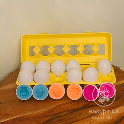 Oeufs à associer - Fruits et légumes